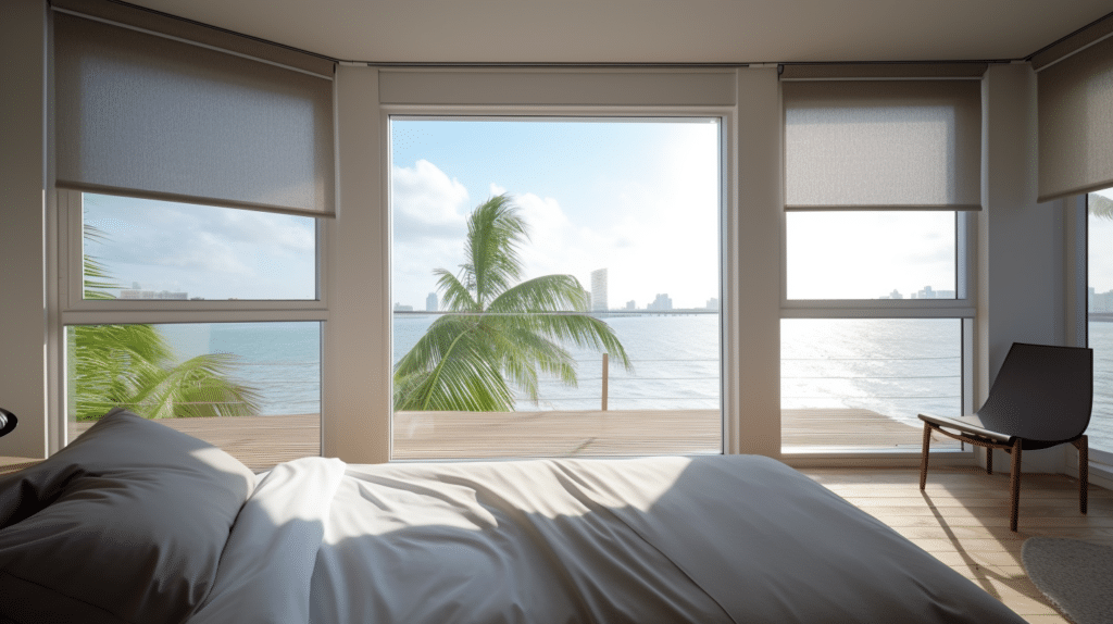 roller blinds for bedroom